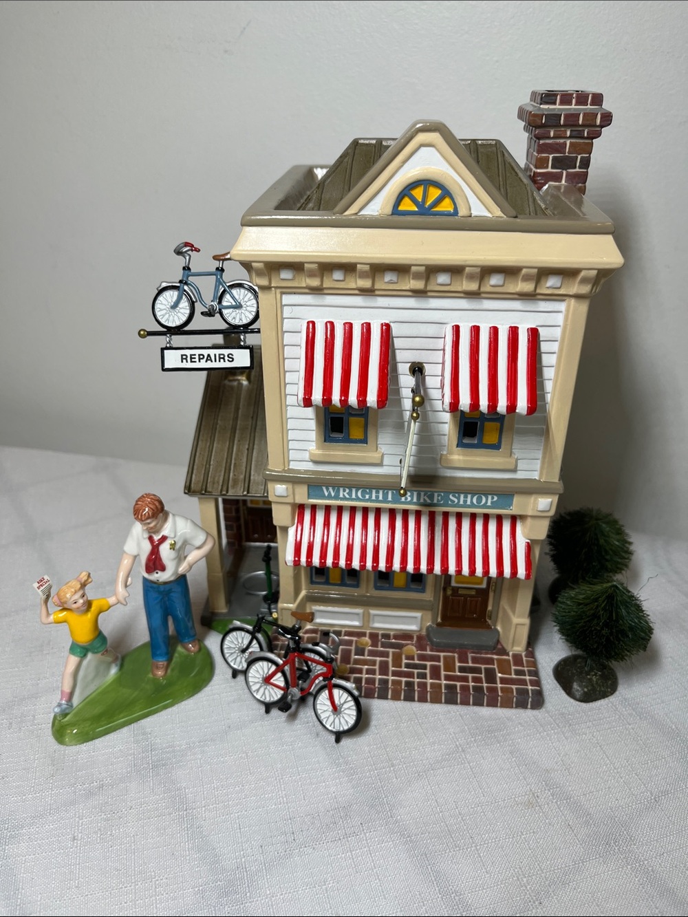 Wright Bike Shop (Item #55314) 
Department 56 
Original Snow Village collection